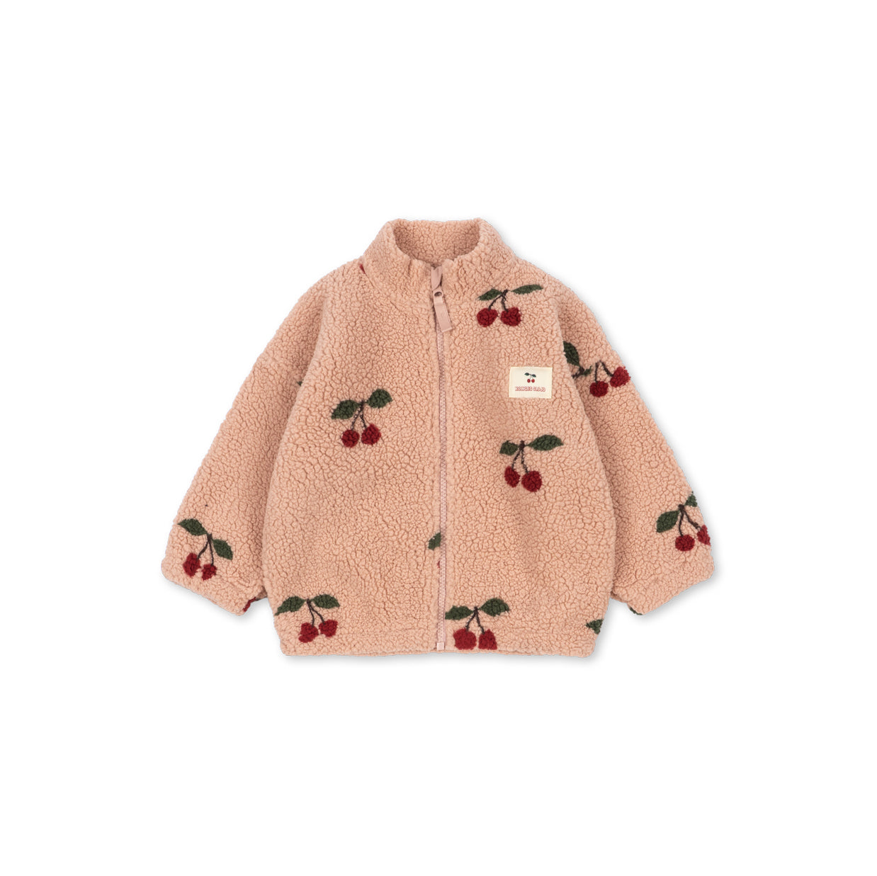 Konges Sløjd-Girls Jody Teddy Jacket Grs Ma Grande Cerise Blush