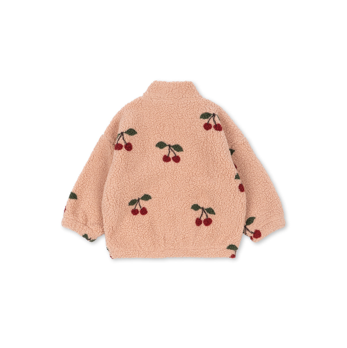 Konges Sløjd-Girls Jody Teddy Jacket Grs Ma Grande Cerise Blush