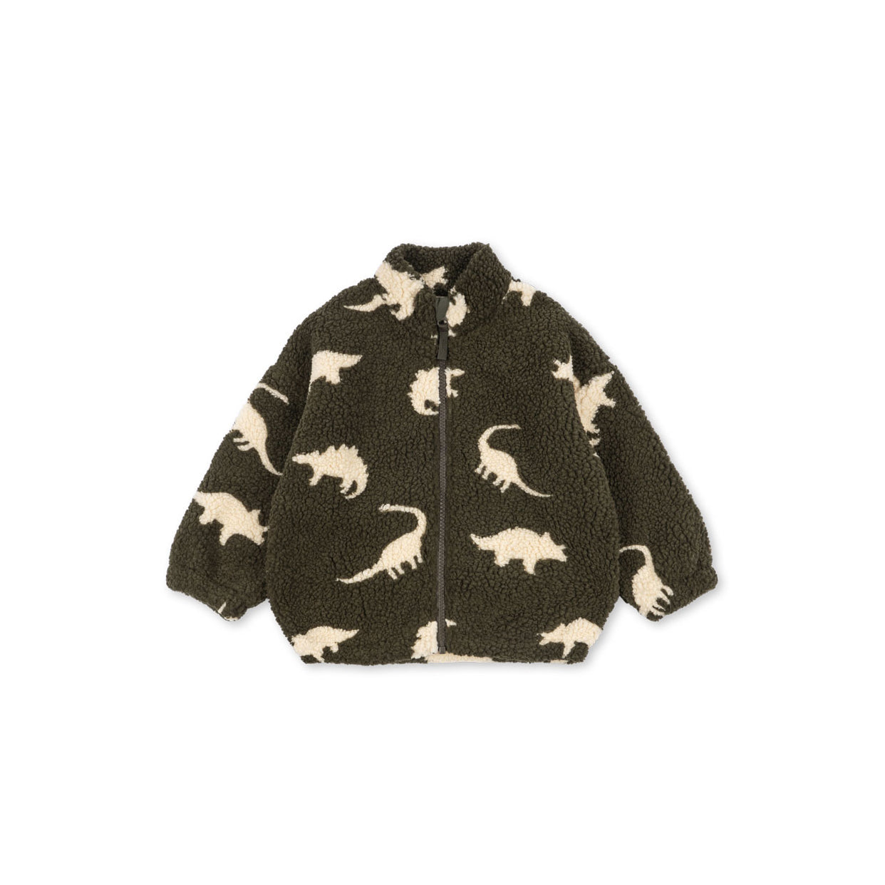 Konges Sløjd-Jody Teddy Jacket Grs Dino Silhouette
