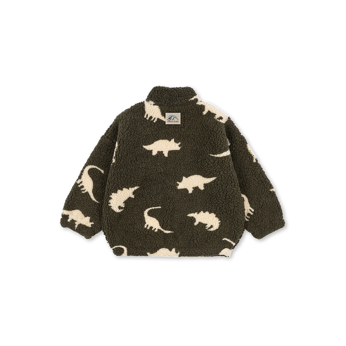 Konges Sløjd-Jody Teddy Jacket Grs Dino Silhouette