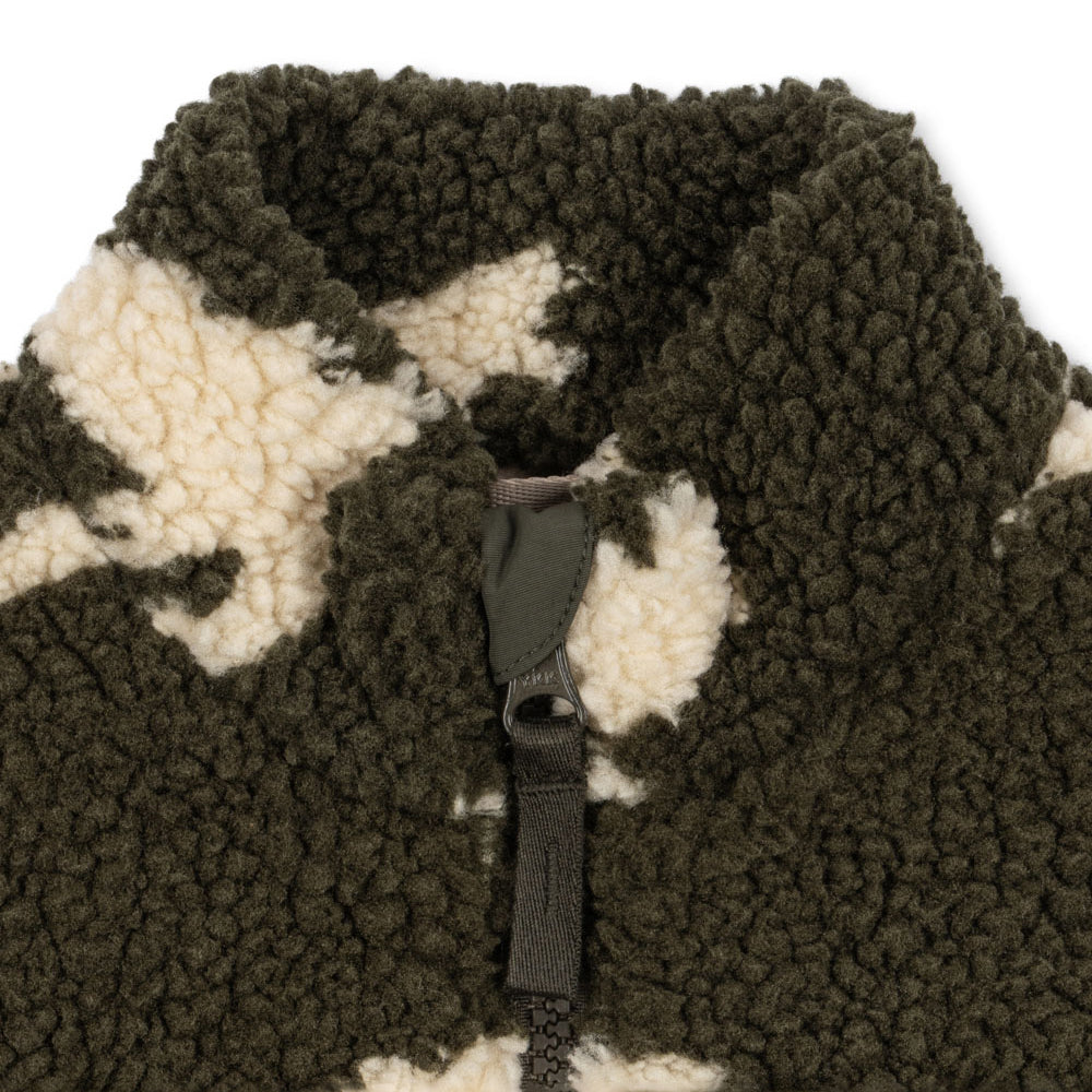Konges Sløjd-Jody Teddy Jacket Grs Dino Silhouette