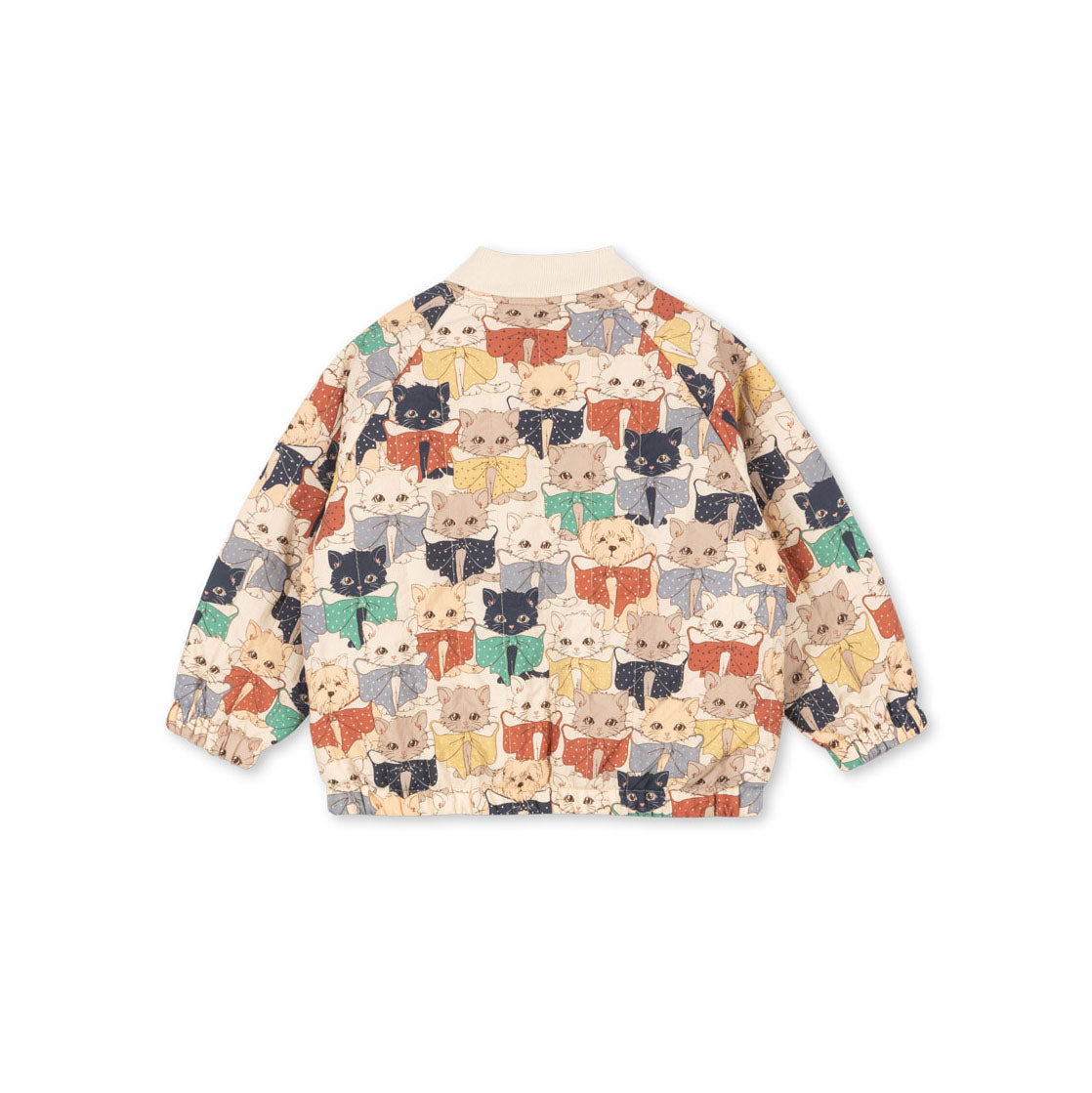 Konges Sløjd-Girls Juno Printed Bomber Jacket Like Cats And Dogs