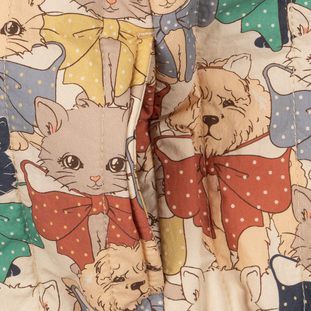Konges Sløjd-Girls Juno Printed Bomber Jacket Like Cats And Dogs