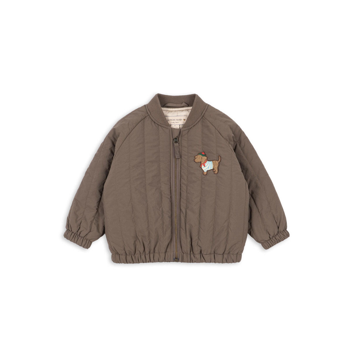 Konges Sløjd-Boys Juno Terry Bomber Jacket Walnut