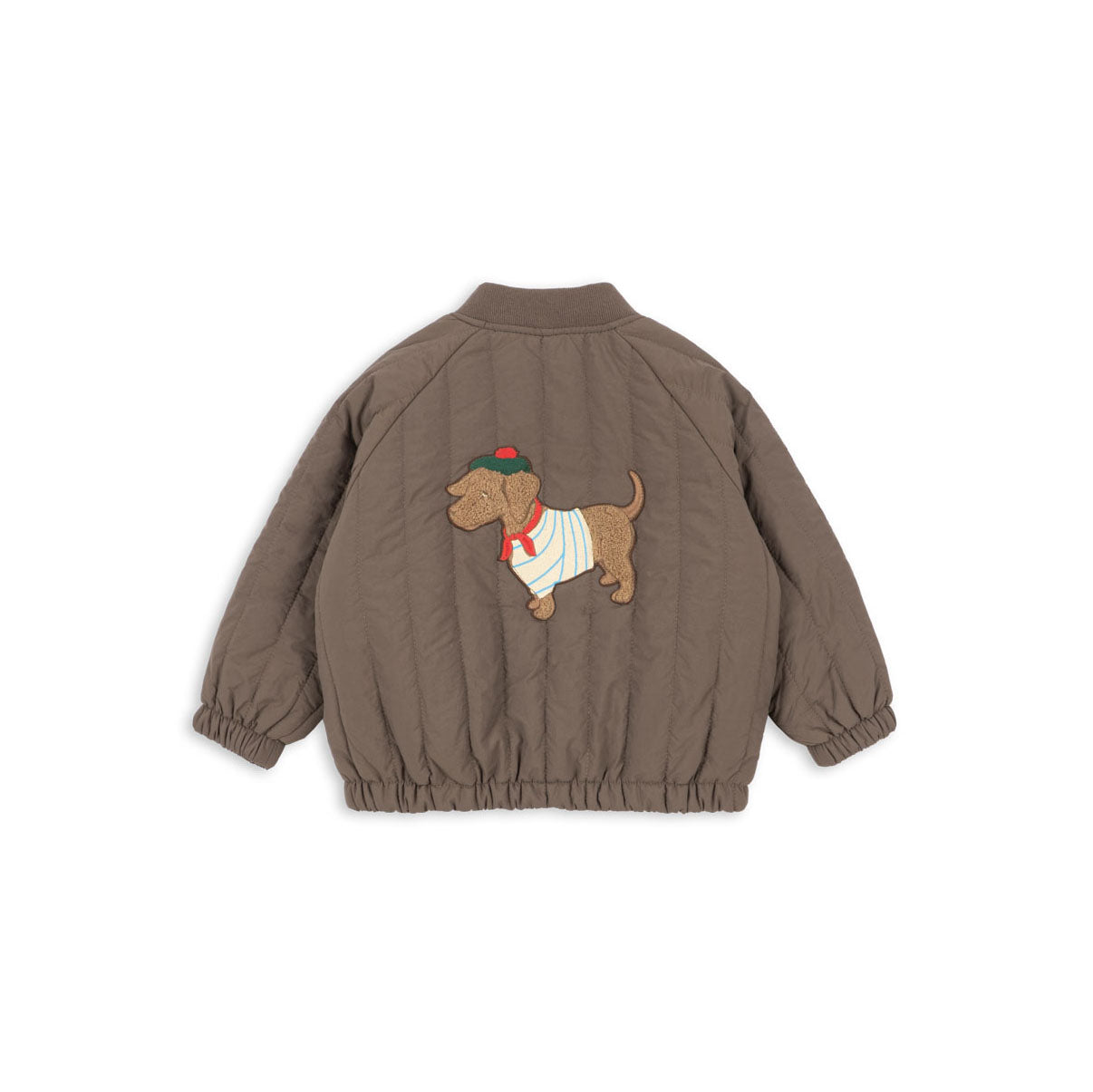 Konges Sløjd-Boys Juno Terry Bomber Jacket Walnut