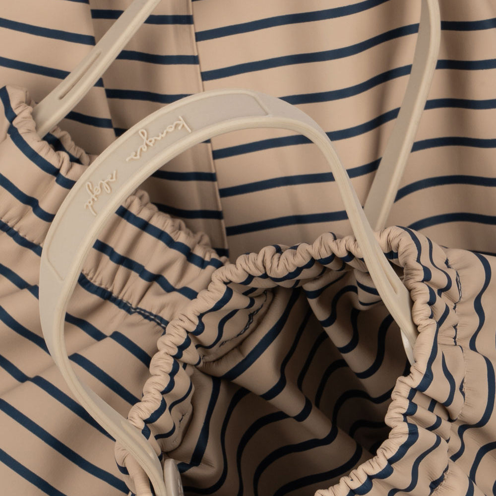Konges Sløjd-Rainy Palme Dog Set Stripe La Mer