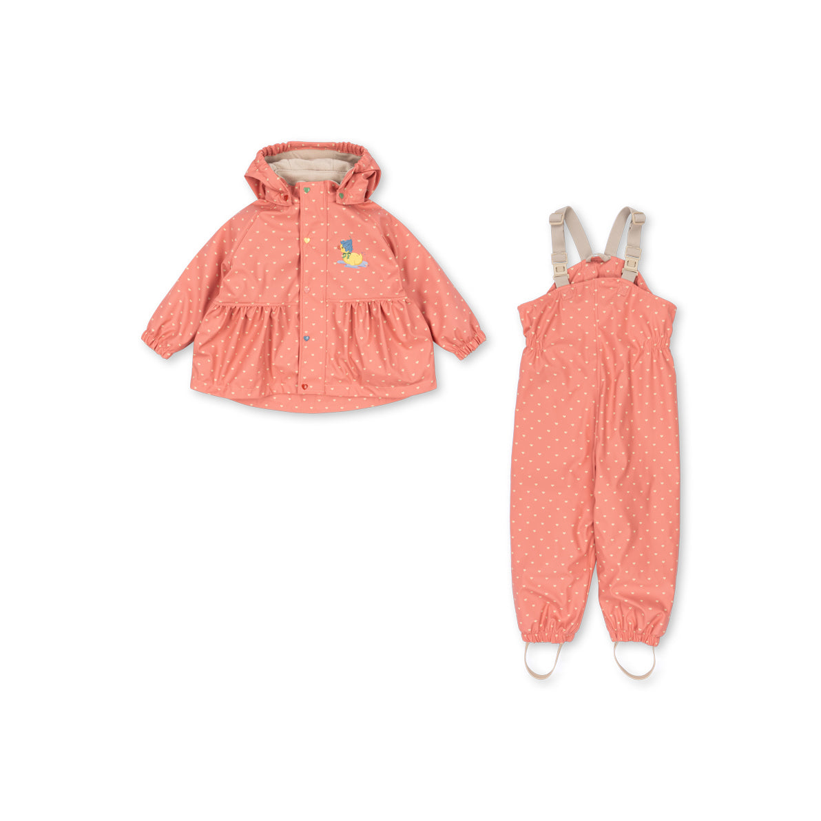 Konges Sløjd-Rainy Palme Duckling Set Girl Coeur Feathers