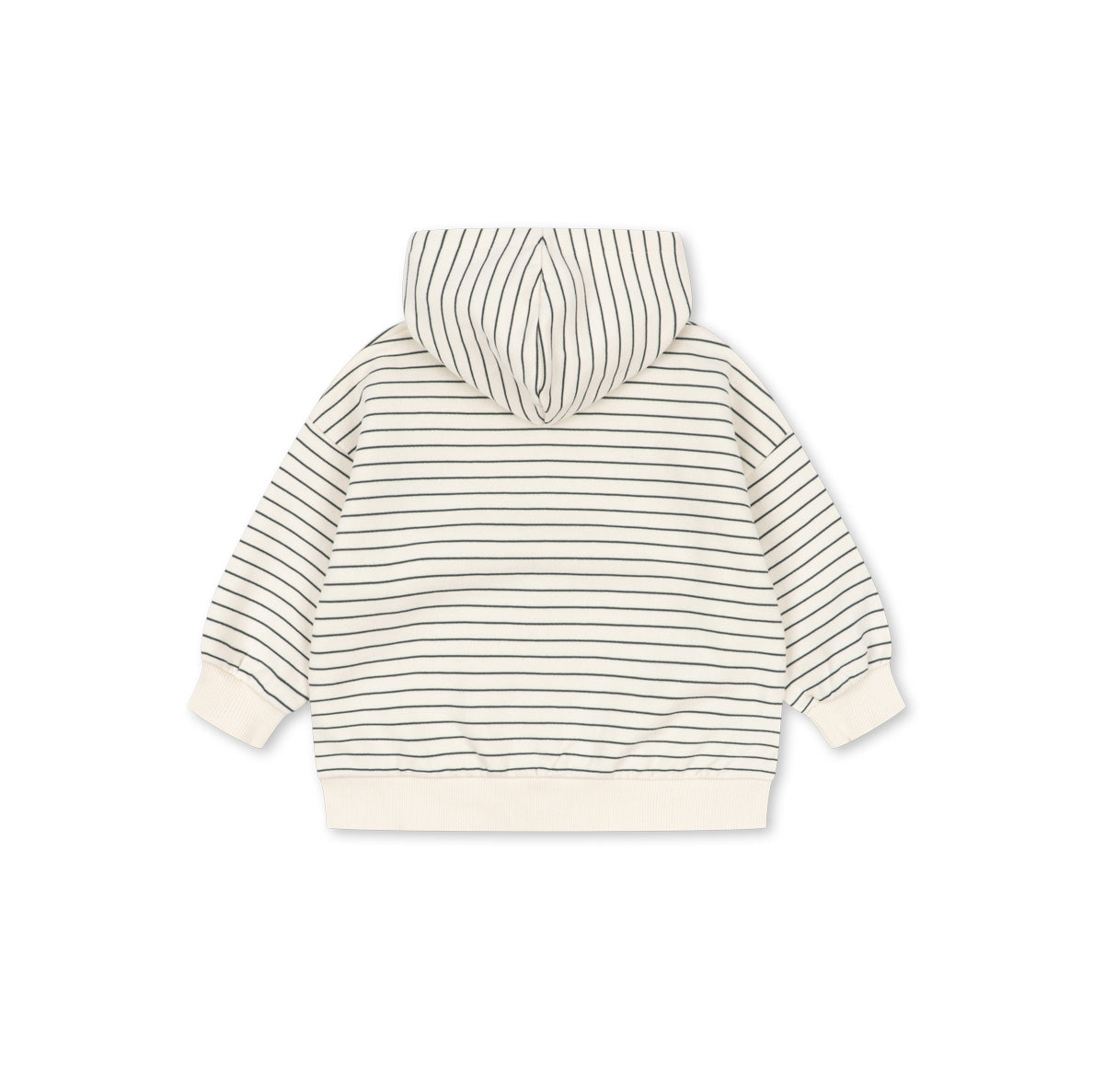 Konges Sløjd-Amio Sweat Zip Hood Ocs Cilantro Stripe