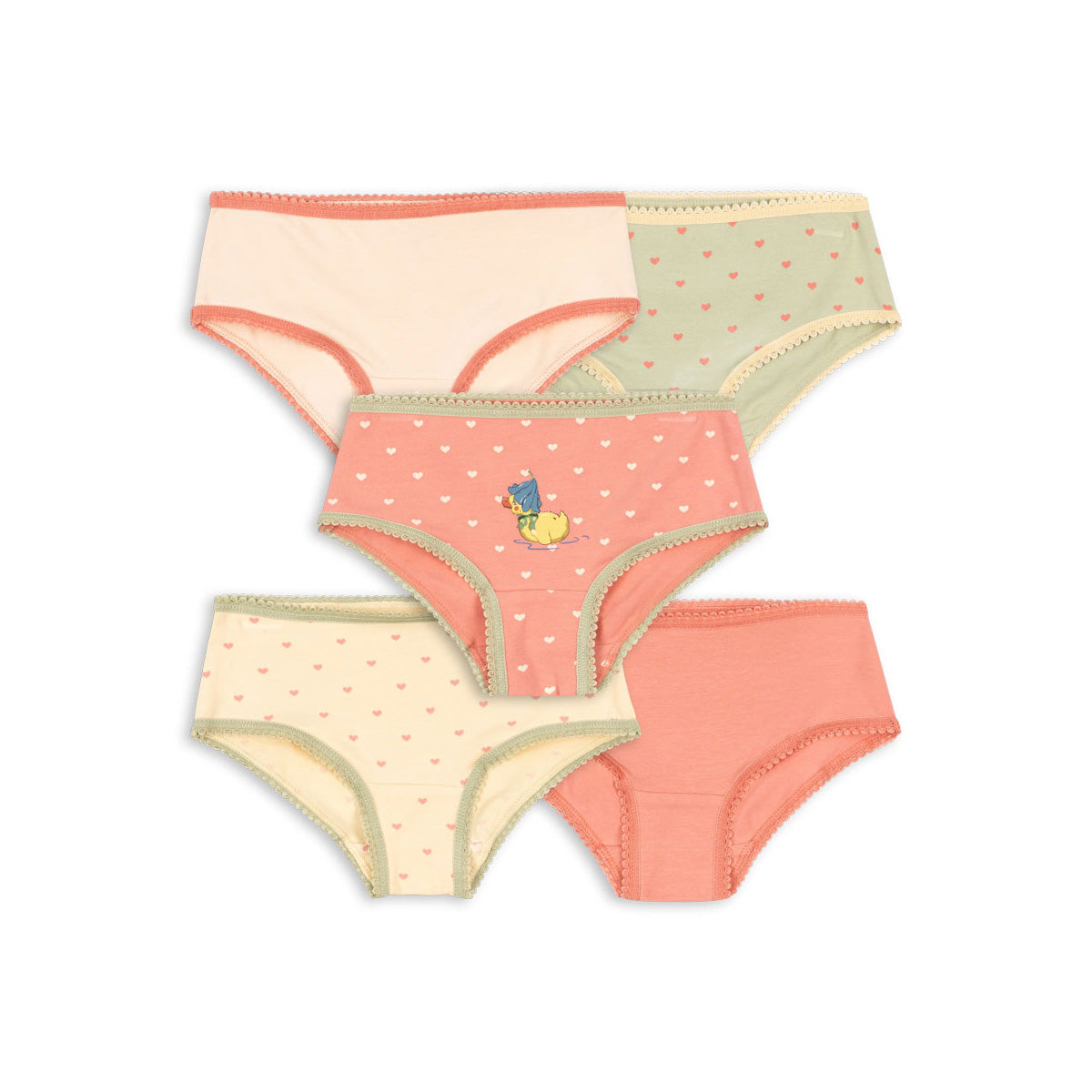 Konges Sløjd-Basic 5 Pack Girl Underpants Gots Girl Mix Pack