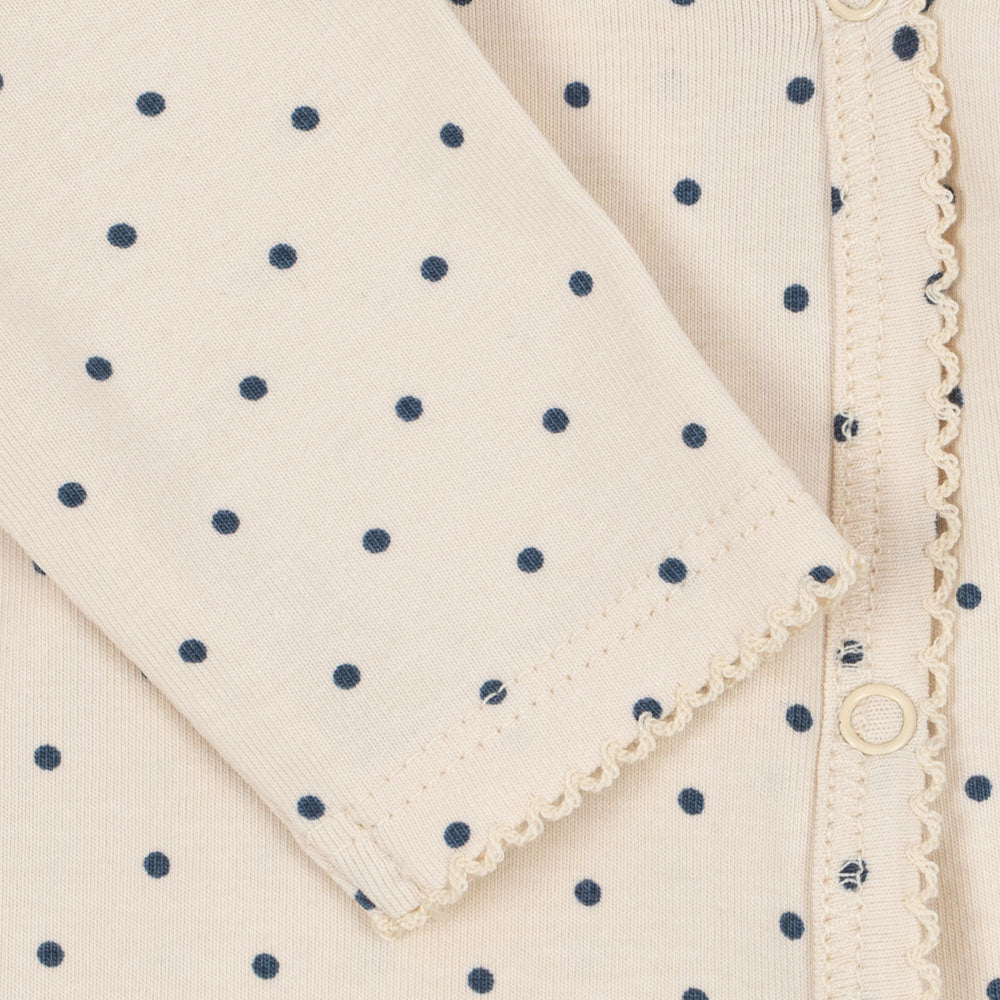 Konges Sløjd-Basic LS Newborn Body Gots Blue Dot