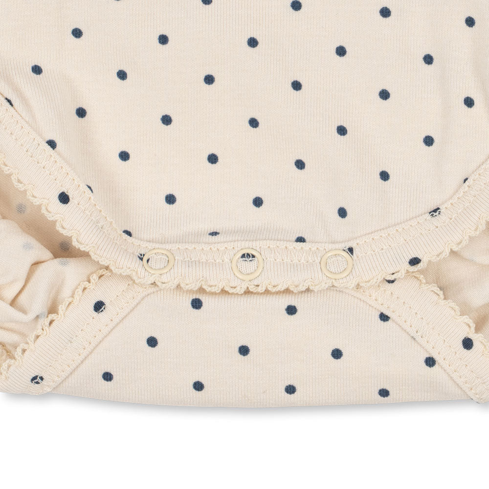 Konges Sløjd-Basic LS Newborn Body Gots Blue Dot