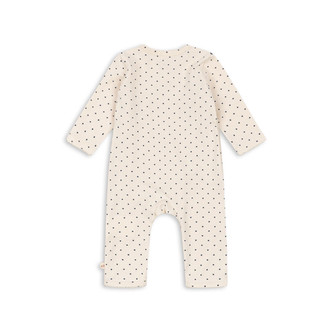 Konges Sløjd-Basic Newborn Onesie Gots Blue Dot