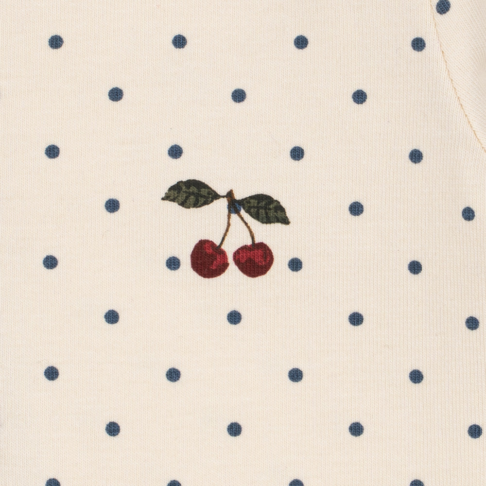Konges Sløjd-Basic Zip Onesie Gots Blue Dot