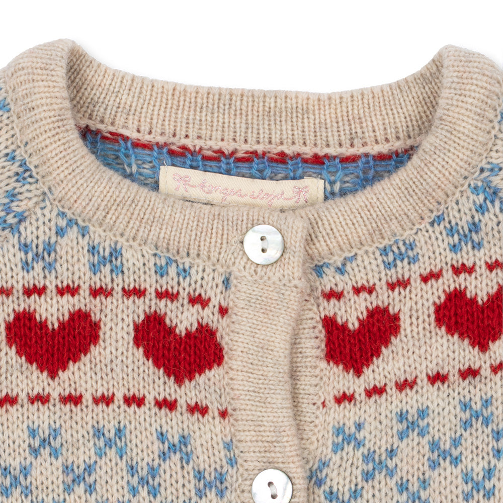 Konges Sløjd-Belou Cardigan Heart