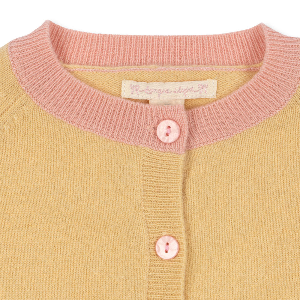 Konges Sløjd-Colletti Cardigan Yellow