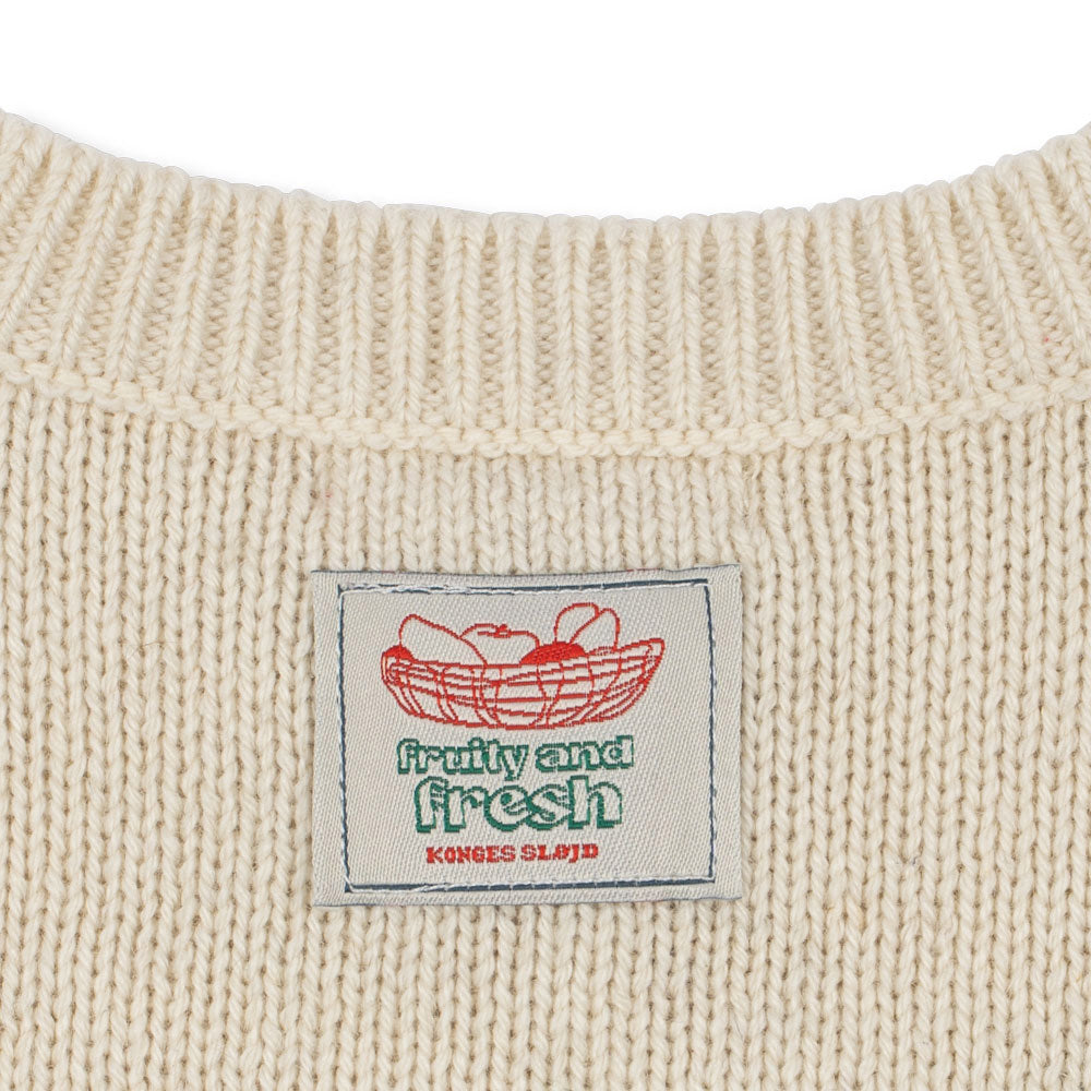 Konges Sløjd-Fruity Cardigan Summer Sand