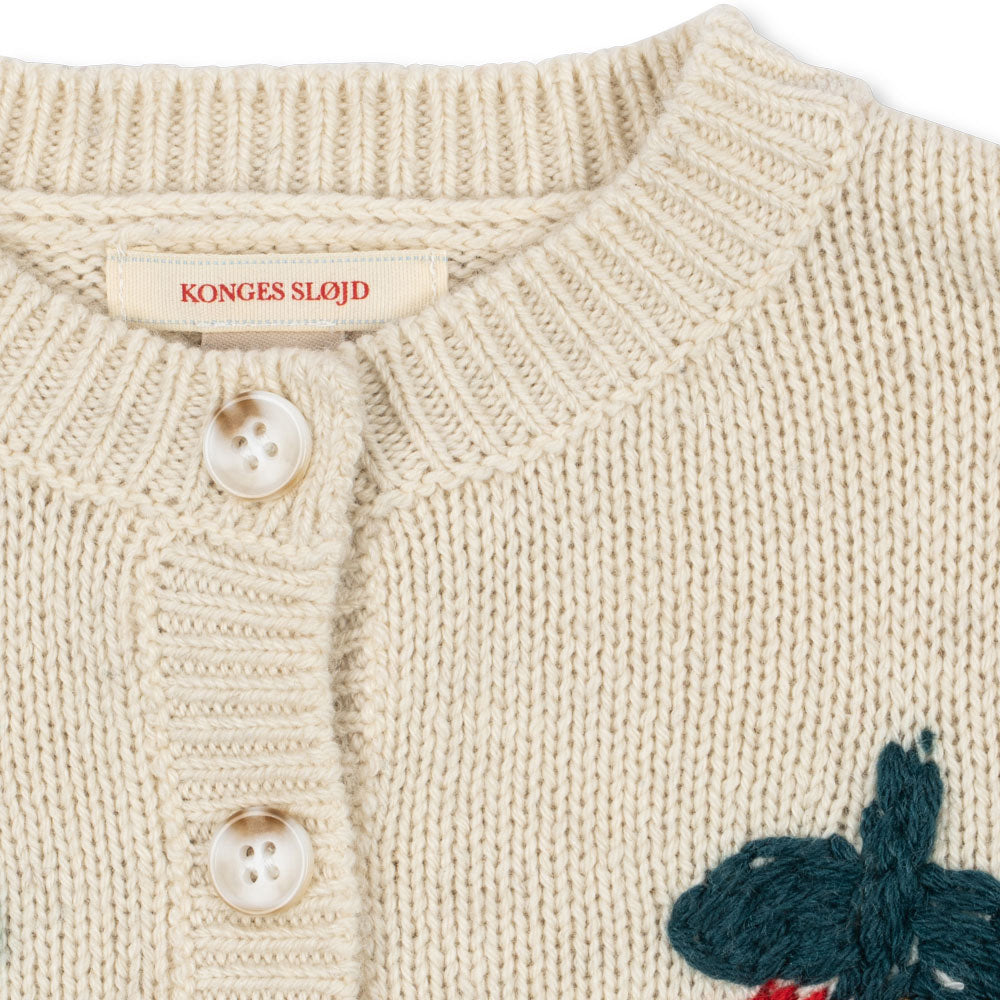 Konges Sløjd-Fruity Cardigan Summer Sand
