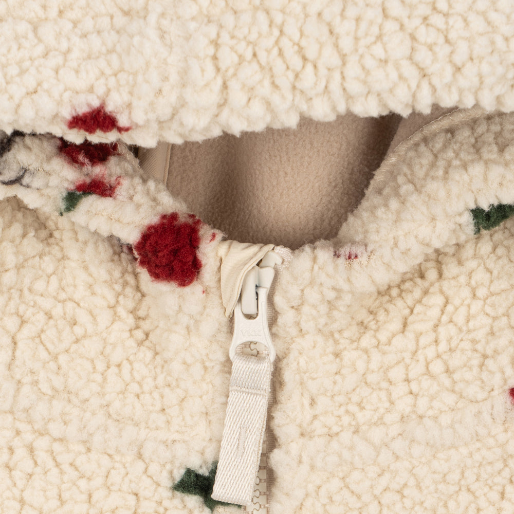 Konges Sløjd-Jody Teddy Hoodie Grs Ma Grande Cerise