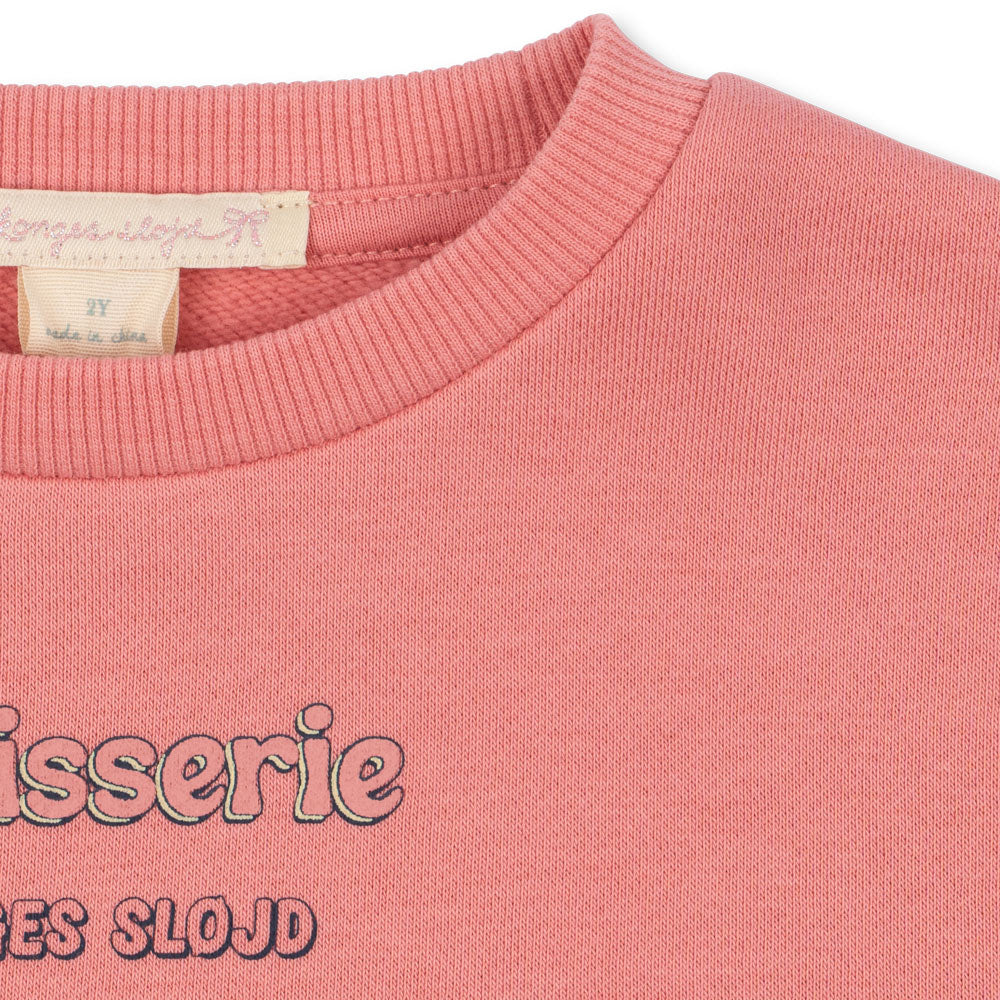 Konges Sløjd-Lou Sequin Sweat Shirt Gots Peach Blossom