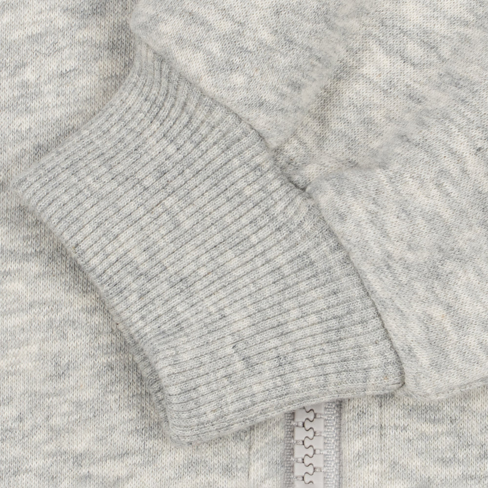 Konges Sløjd-Lou Sweat Zip Hood Gots Grey Melange