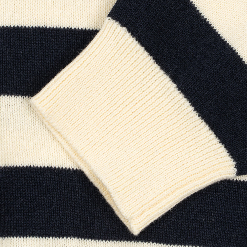 Konges Sløjd-Manis Knit Polo Navy Stripe