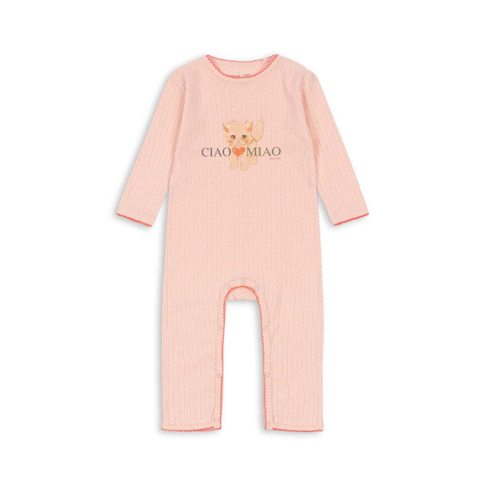 Konges Sløjd-Minnie Onesie Gots Pale Blush