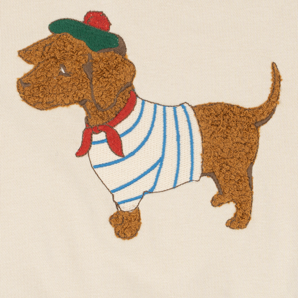 Konges Sløjd-Spotty Sweat Shirt Gots Brown Rice