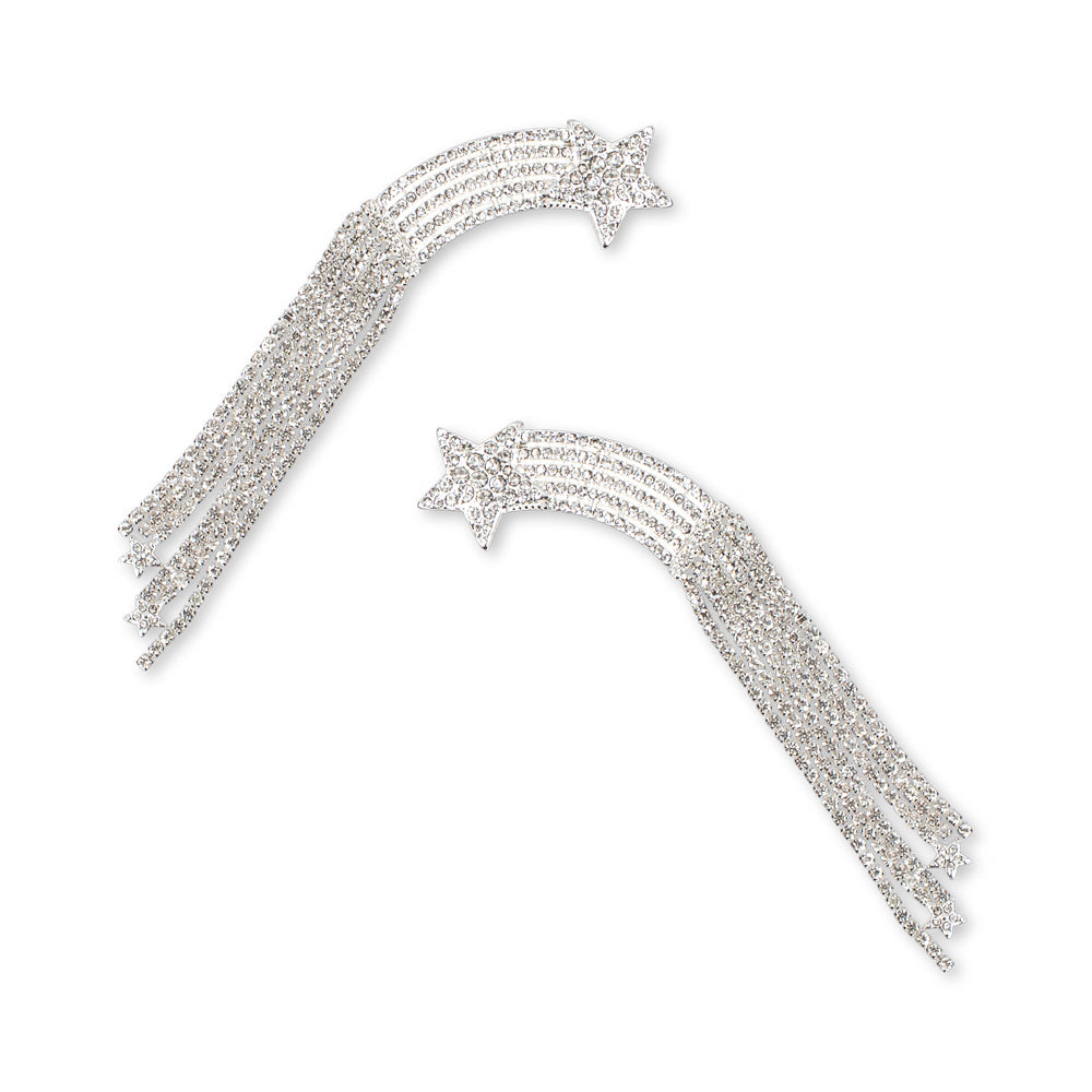 Konges Sløjd-2 Pack Sparkly Star Hairclip Silver Mix