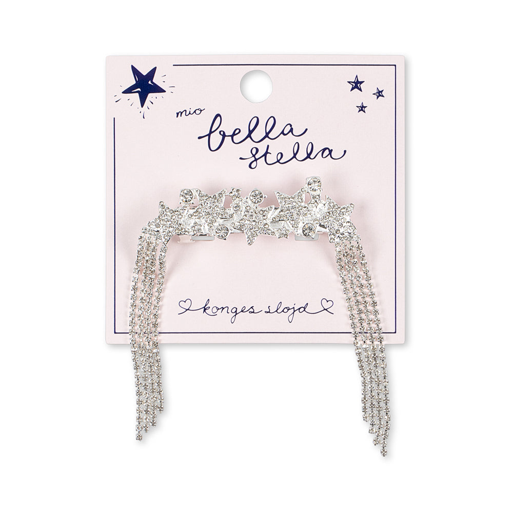 Konges Sløjd-Big Sparkly Star Hair Clip Silver Mix