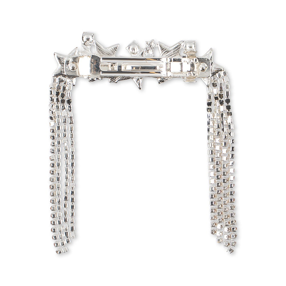 Konges Sløjd-Big Sparkly Star Hair Clip Silver Mix