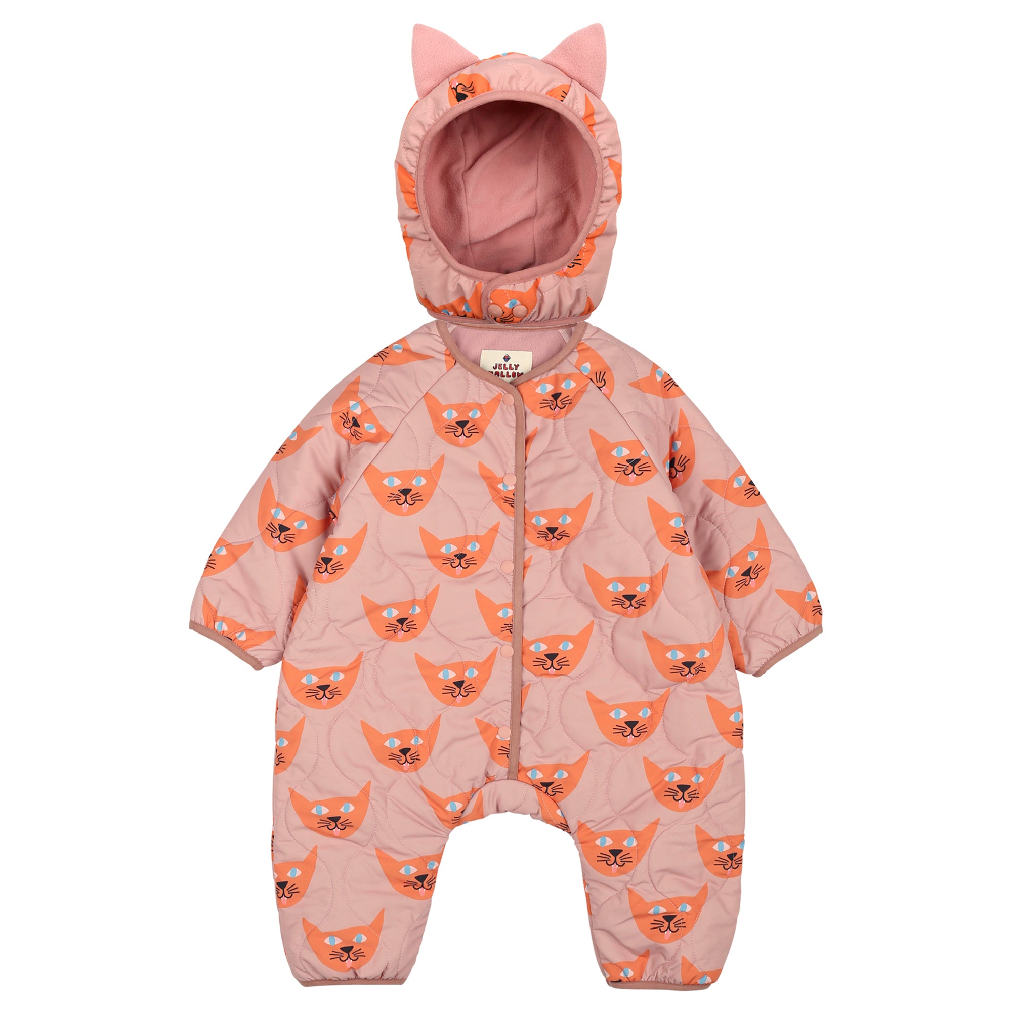 Cat Quilted Snowsuit