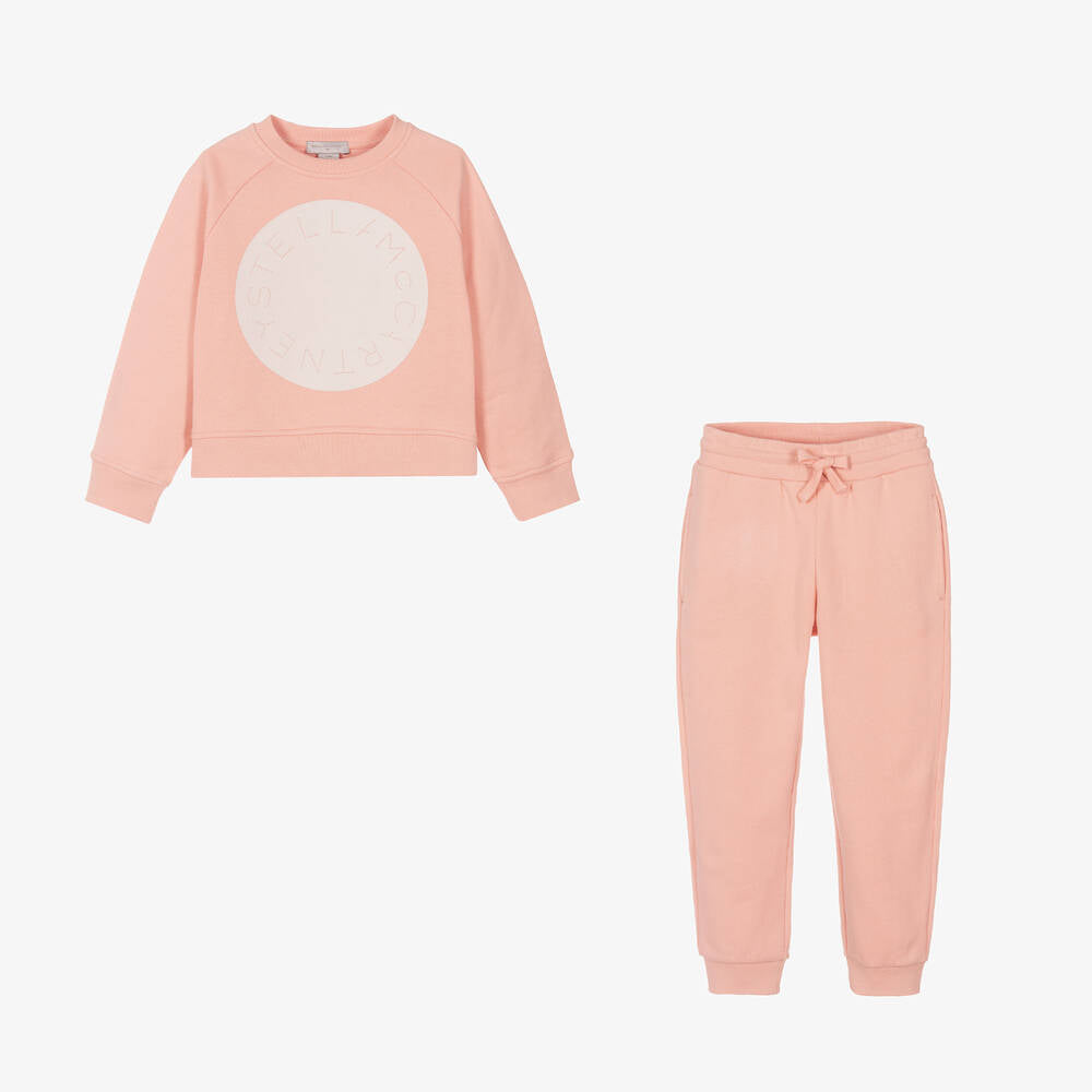 GIRL TRACKSUIT WITH LOGO DISK PRINT