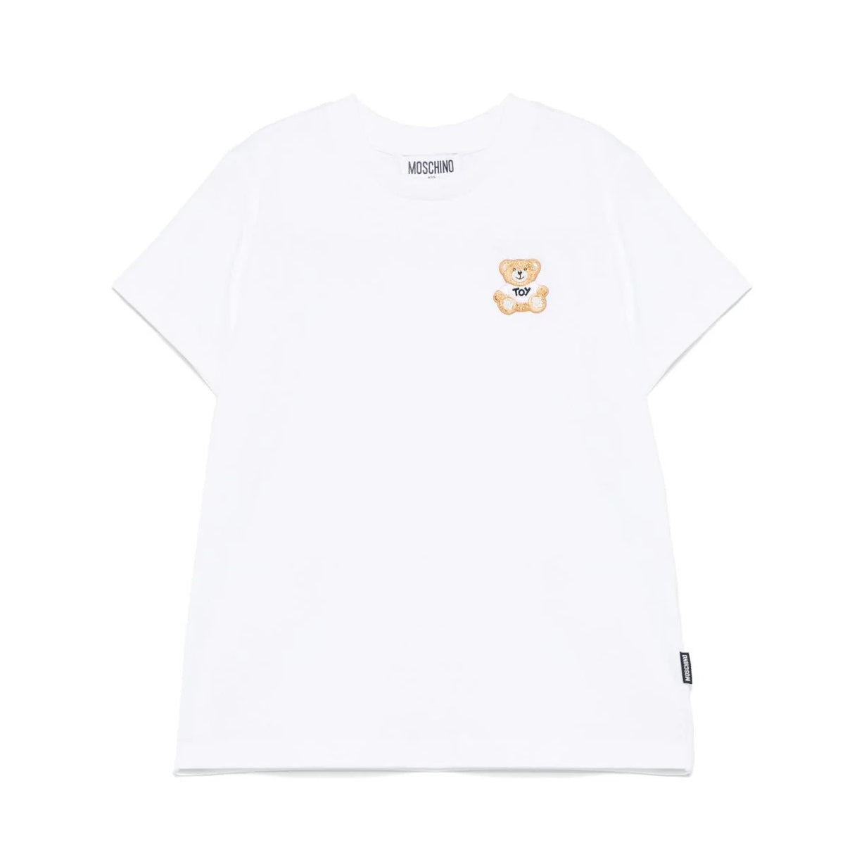 SS TEE WHITE NEW BEAR PATCH