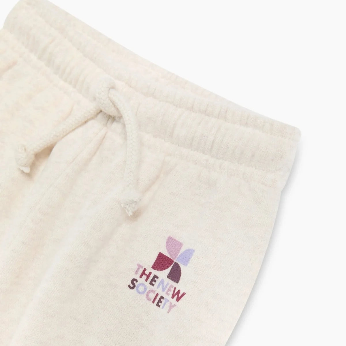 The New Society-TNS Logo Baby Jogging Whisper White Melange