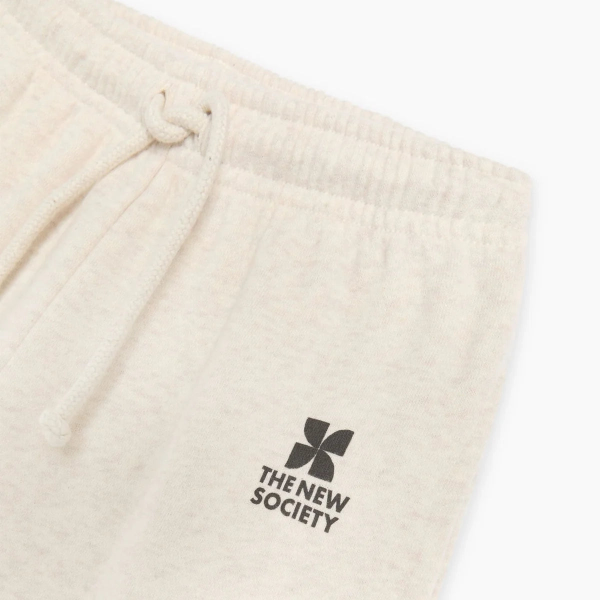The New Society-TNS Logo Jogging Whisper White Melange
