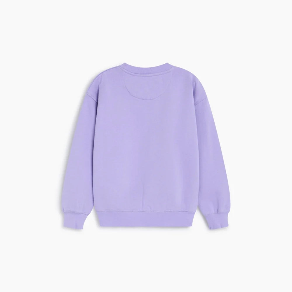 The New Society-TNS Logo Sweatshirt Violet Tulip