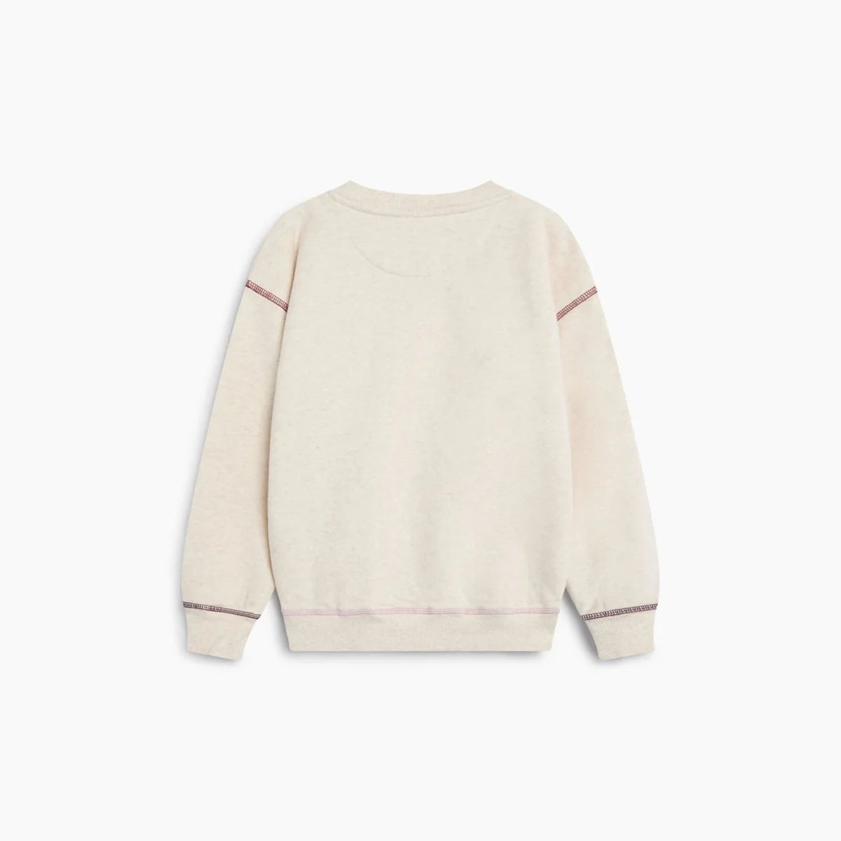 The New Society-TNS Logo Sweatshirt Whisper White Melange Multicolor