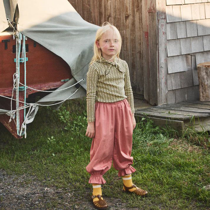 Misha & Puff-Scout Top Raffia Little House Floral