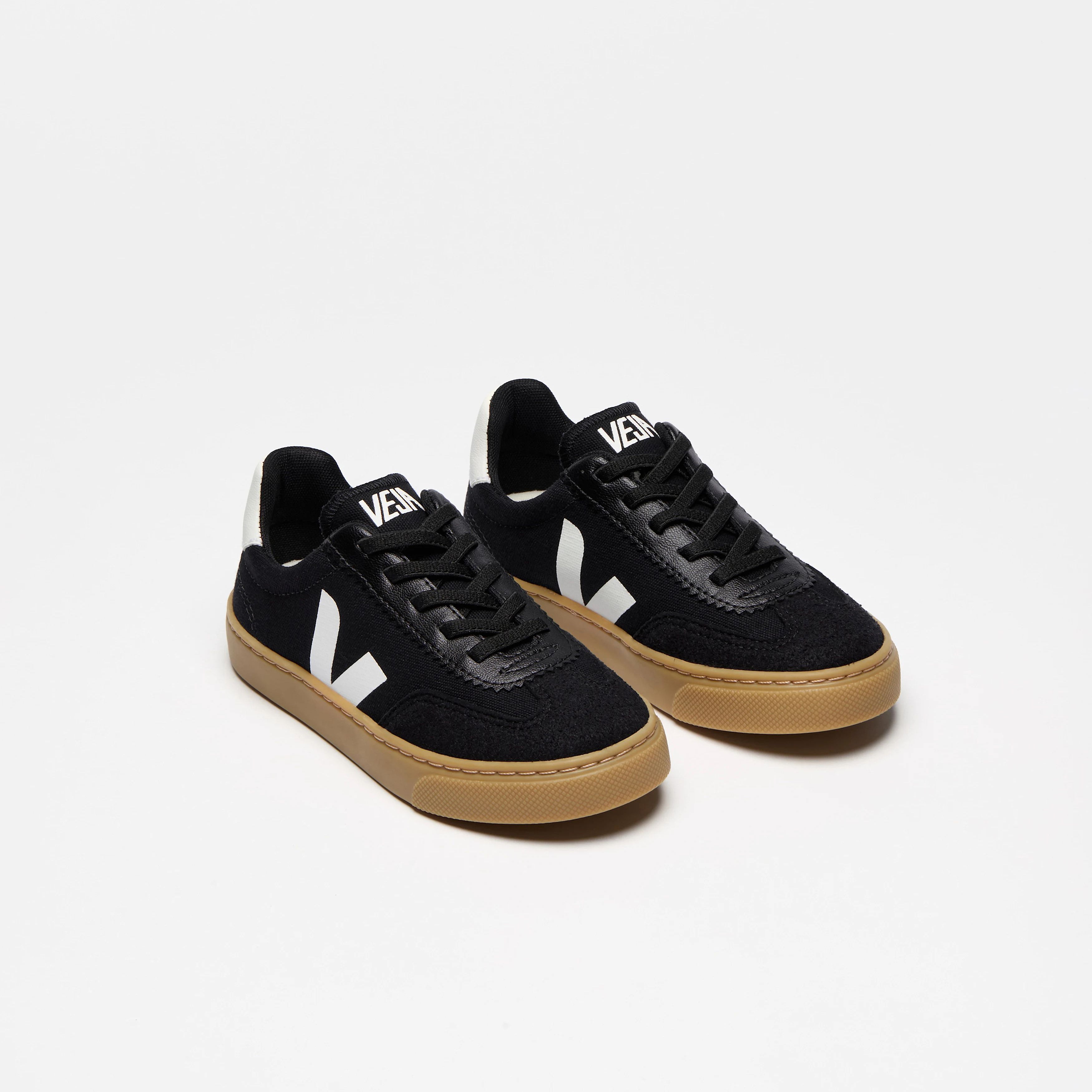 Veja-Kids Small Volley Black_White