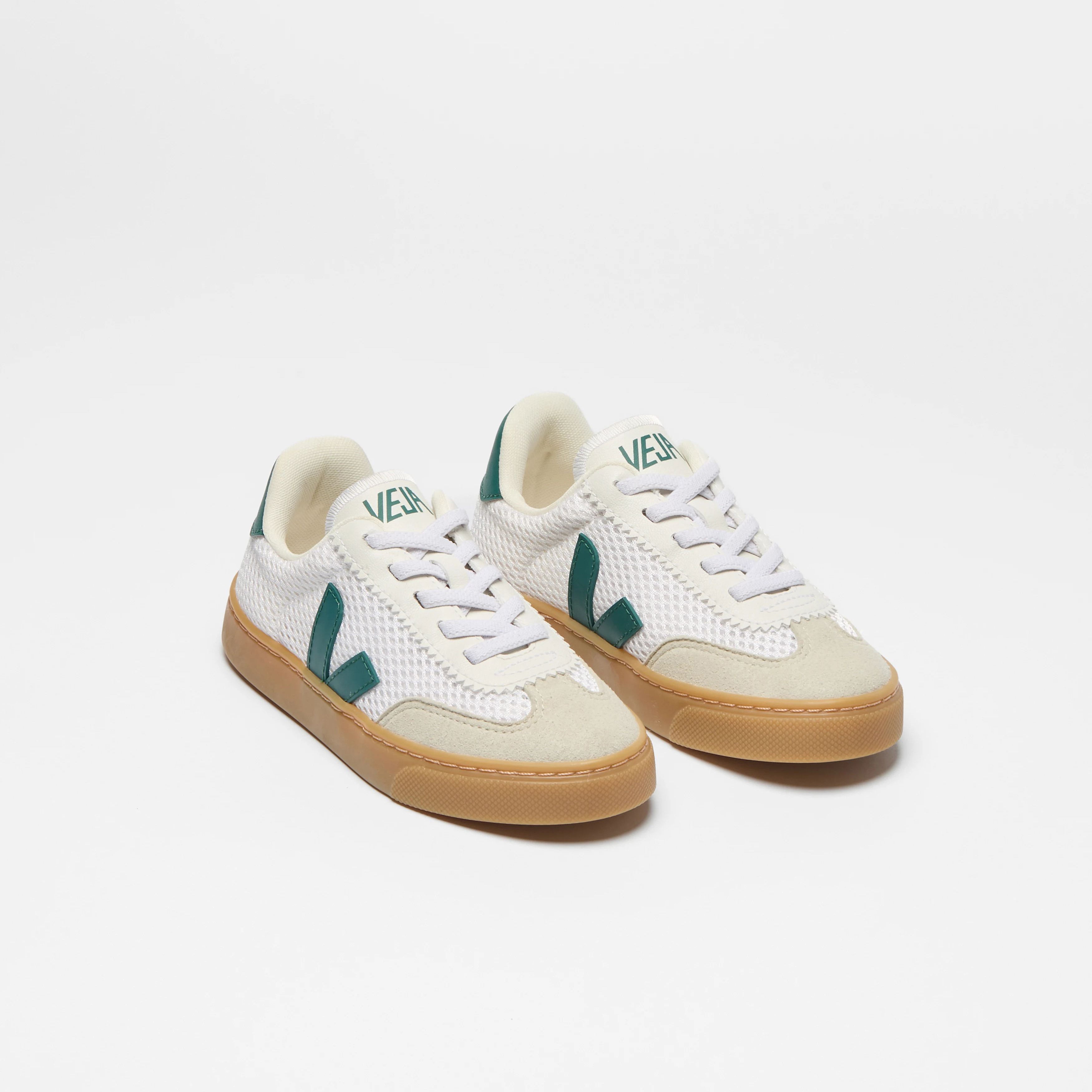 Veja-Kids Small Volley White_Brittany_Natural