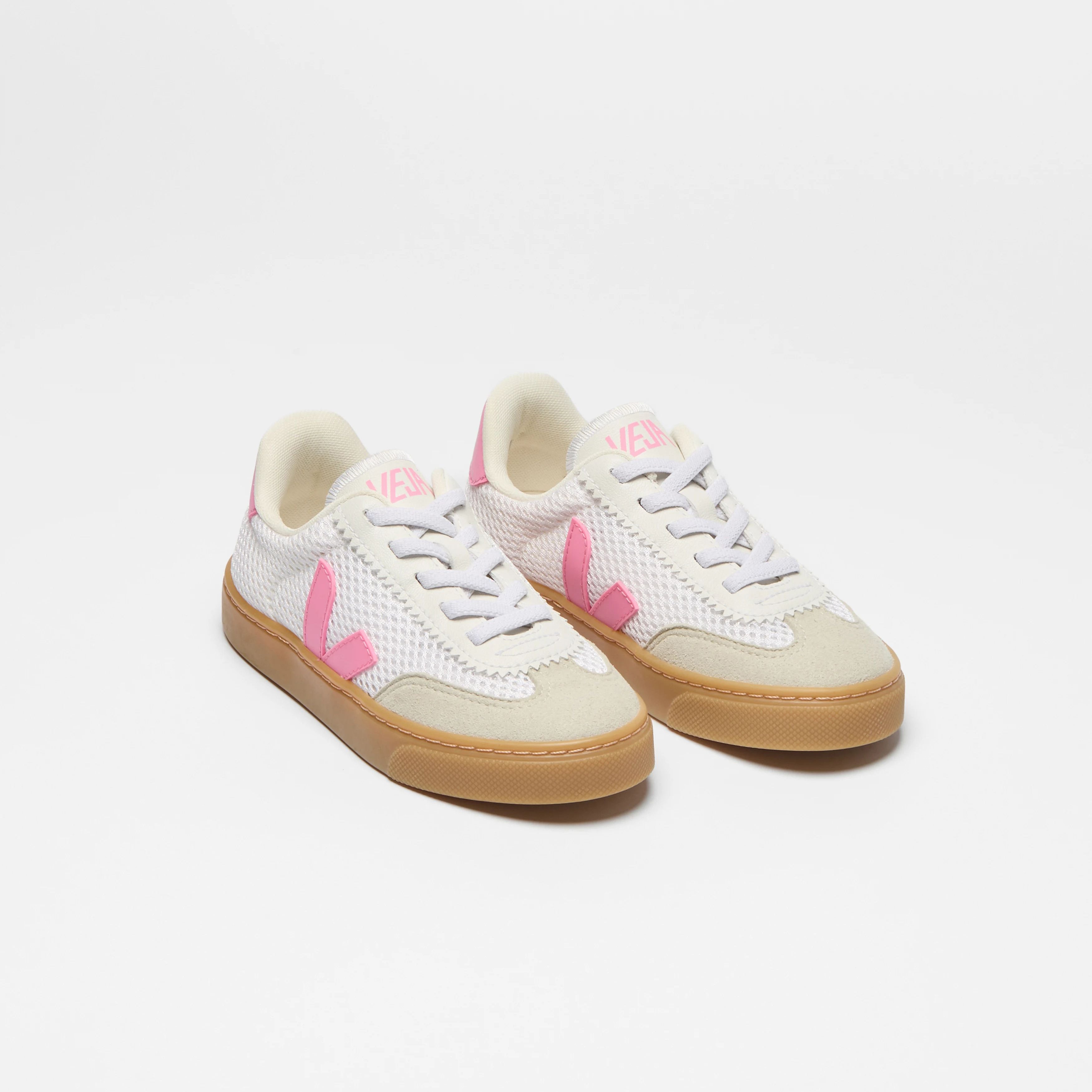 Veja-Kids Small Volley White_Malibu_Natural