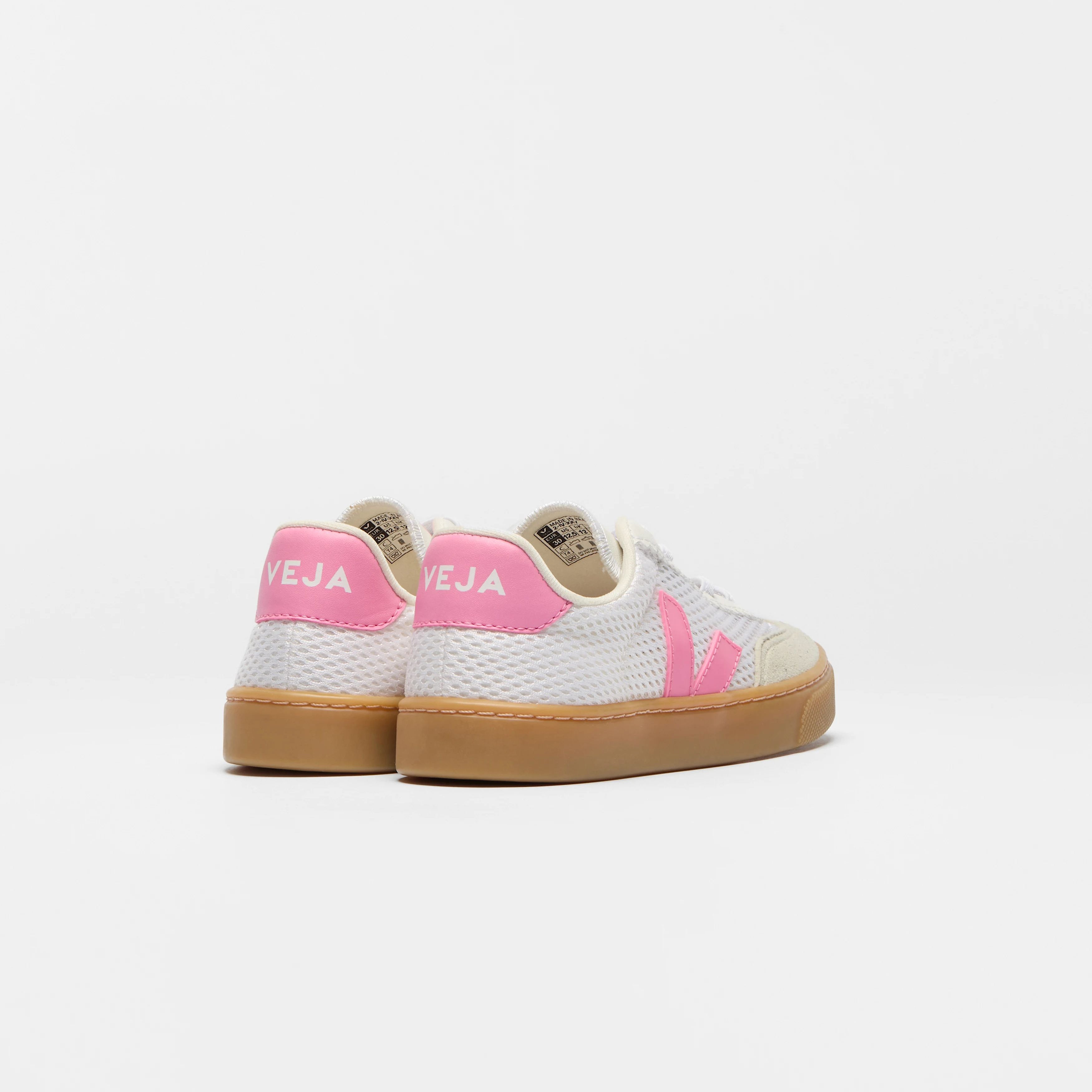 Veja-Kids Small Volley White_Malibu_Natural