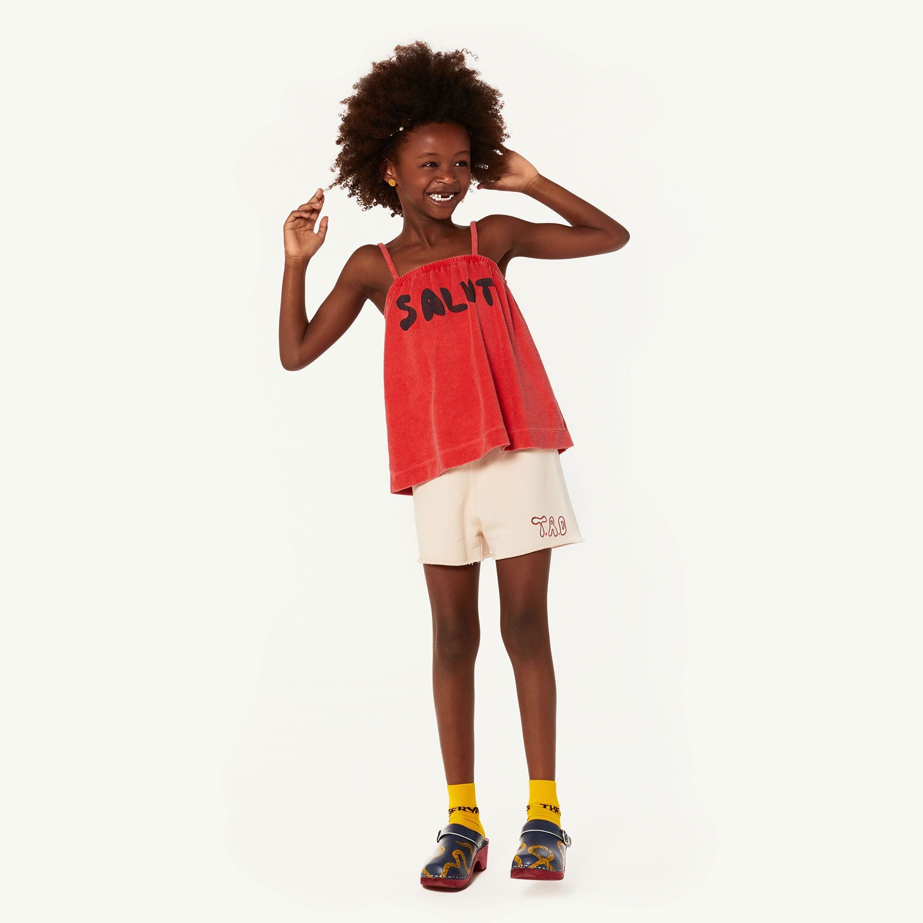 STORK KIDS TOP, RED SALUT - Cemarose Children's Fashion Boutique