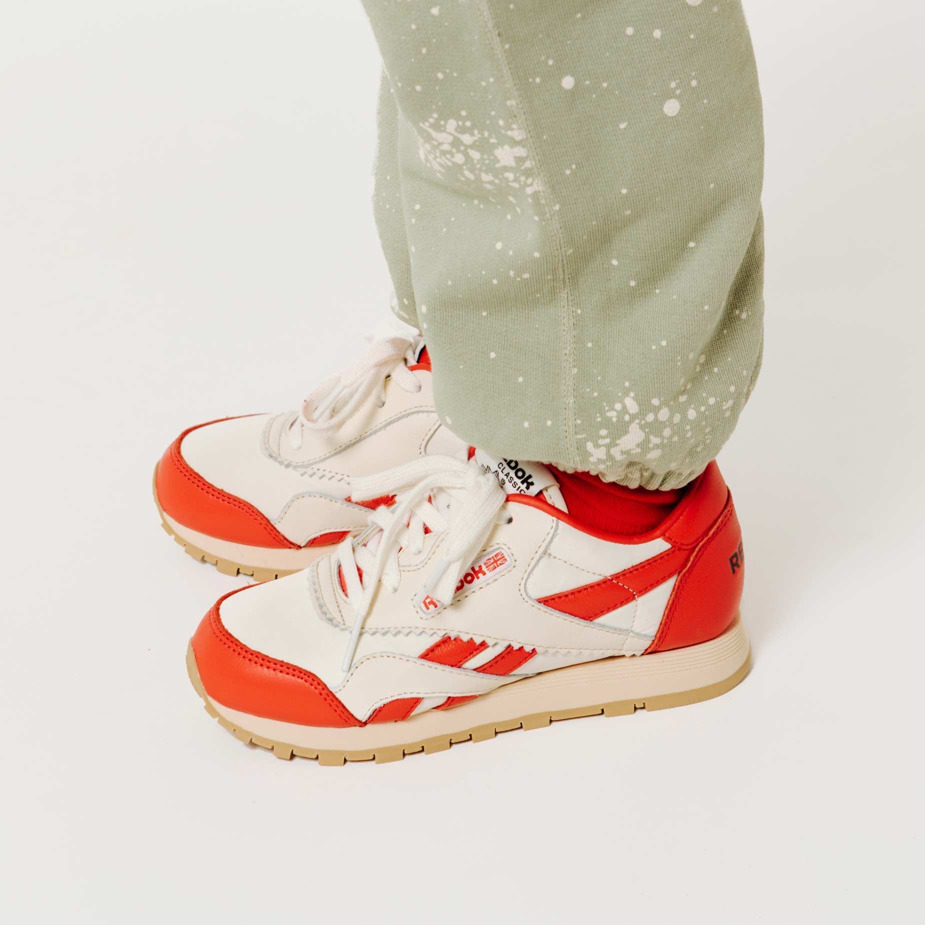 Reebok Classic Nylon Kid x The Animals Observatory, RED - Cemarose Children's Fashion Boutique