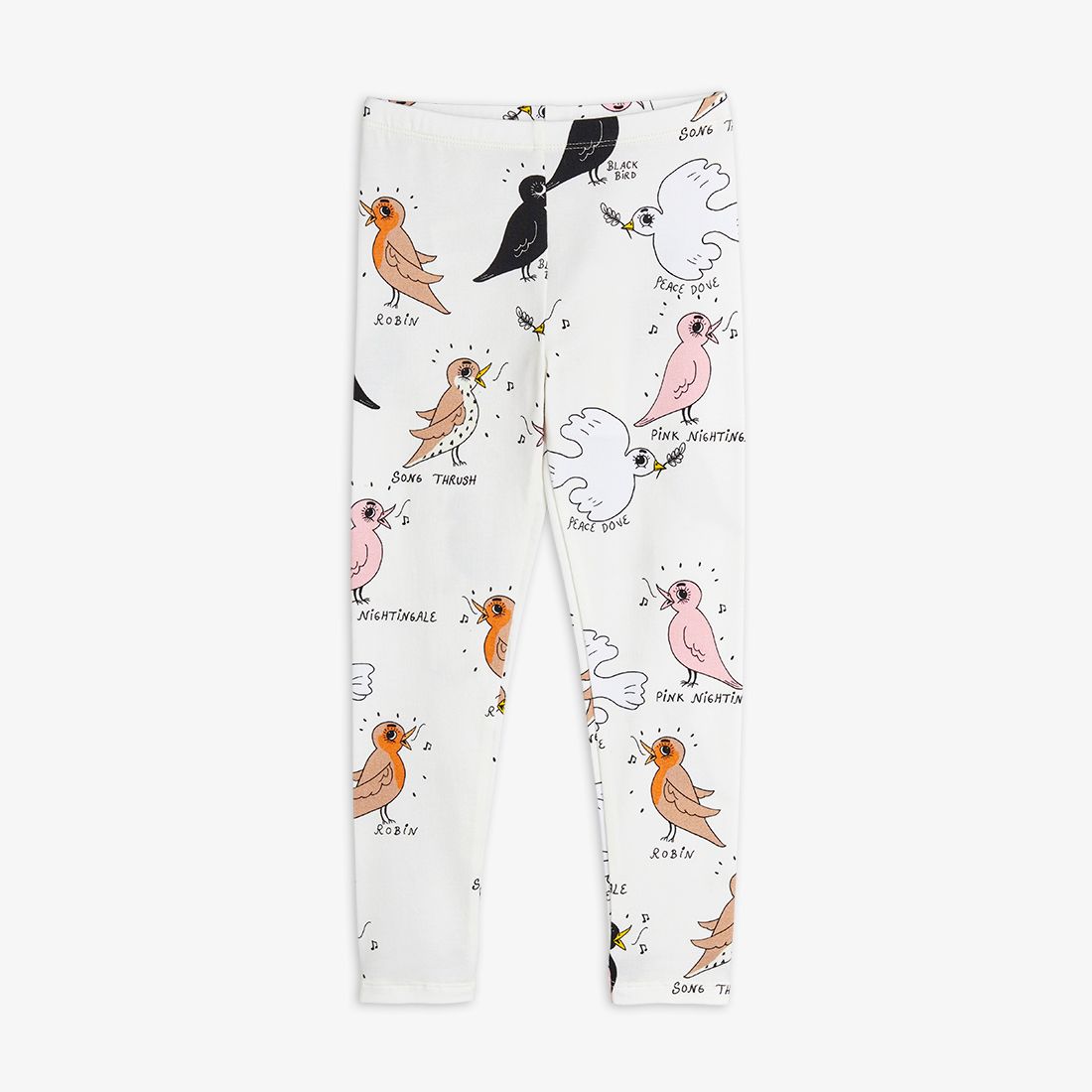 Birdswatching aop leggings,Offwhite