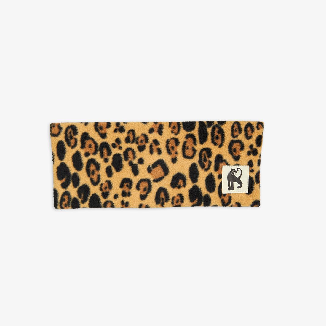 Leopard fleece tube - Beige