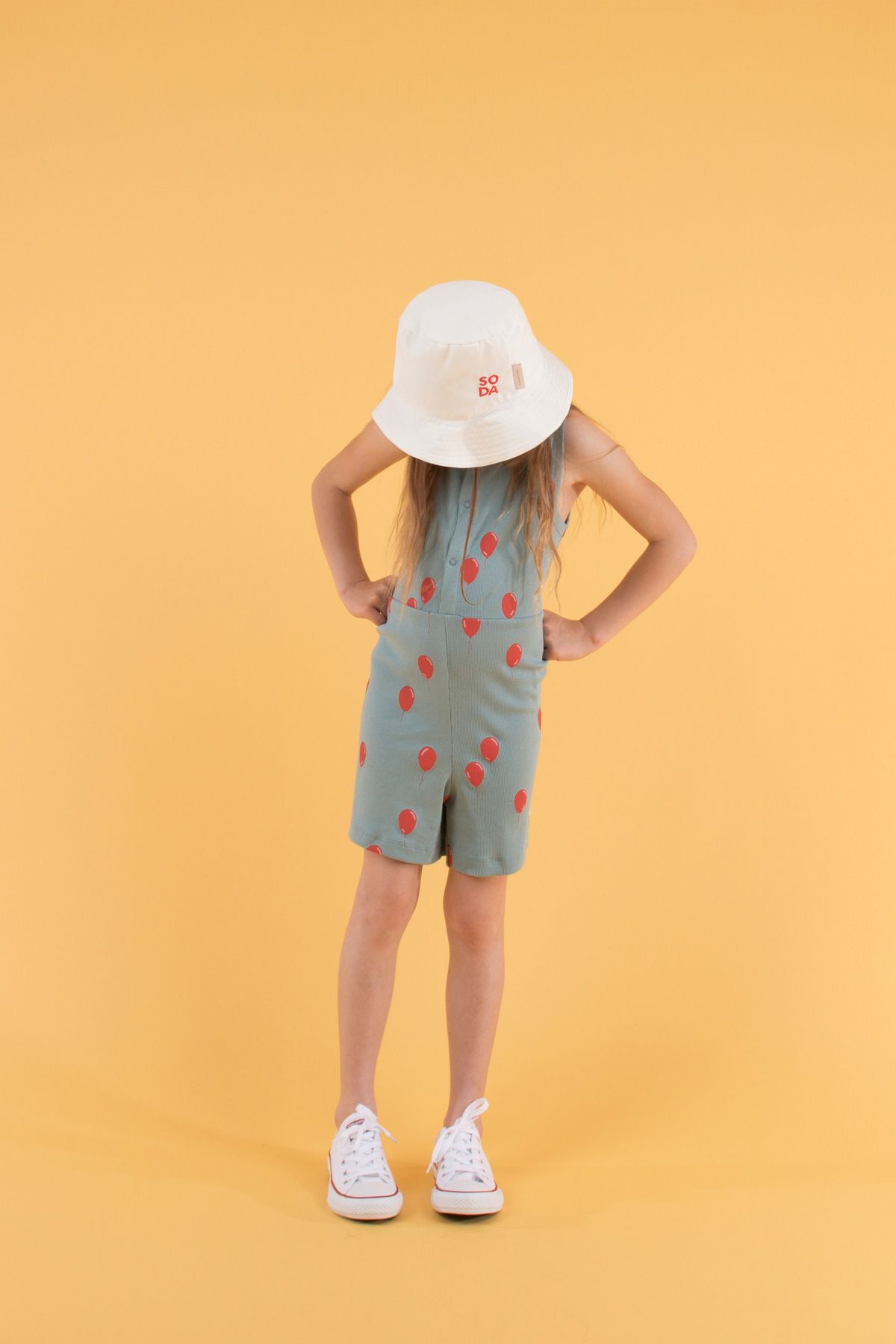 SODA SUN HAT, off-white/red - Cemarose Children's Fashion Boutique