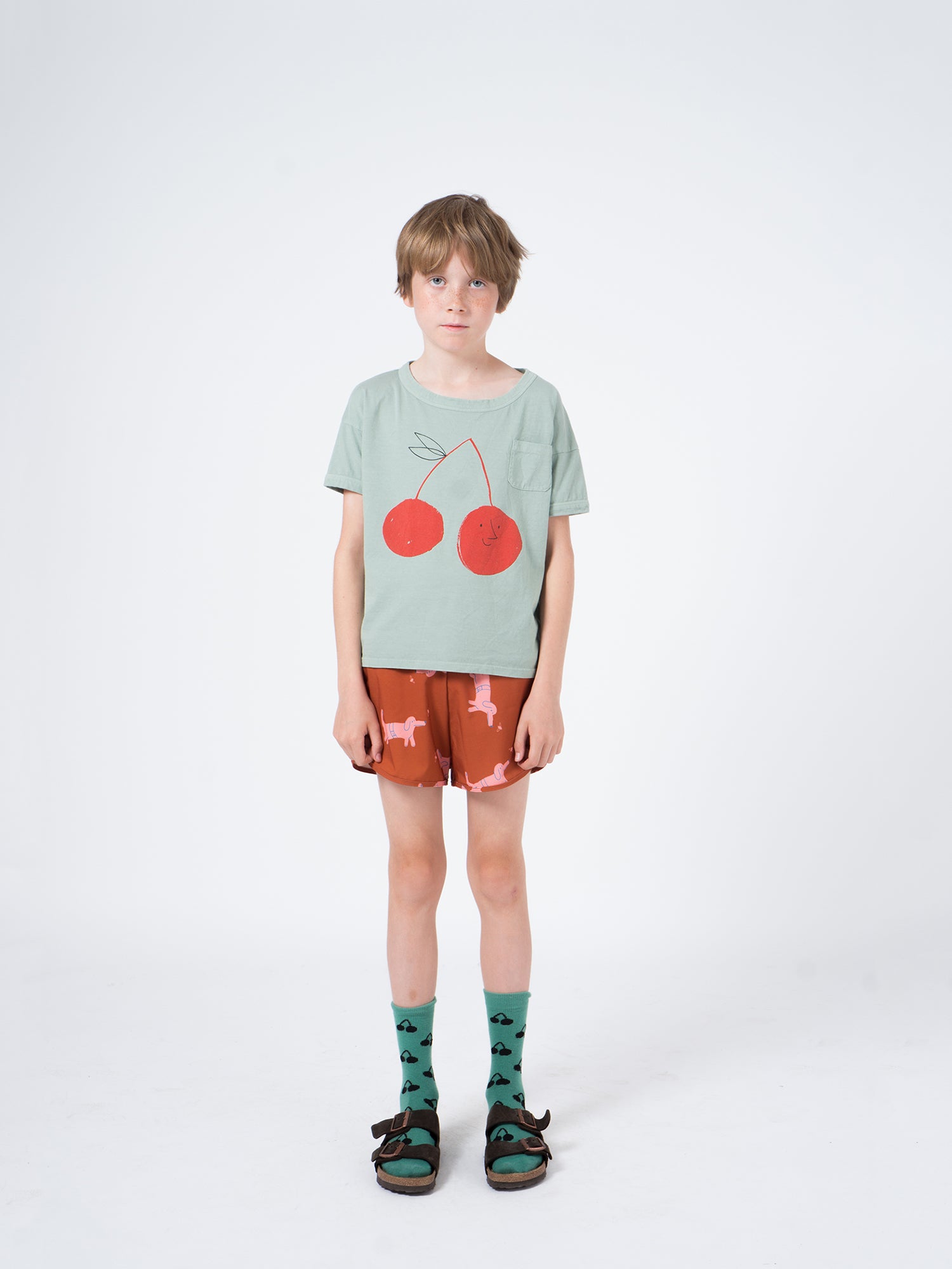 Cherries Long Socks - Cemarose Children's Fashion Boutique