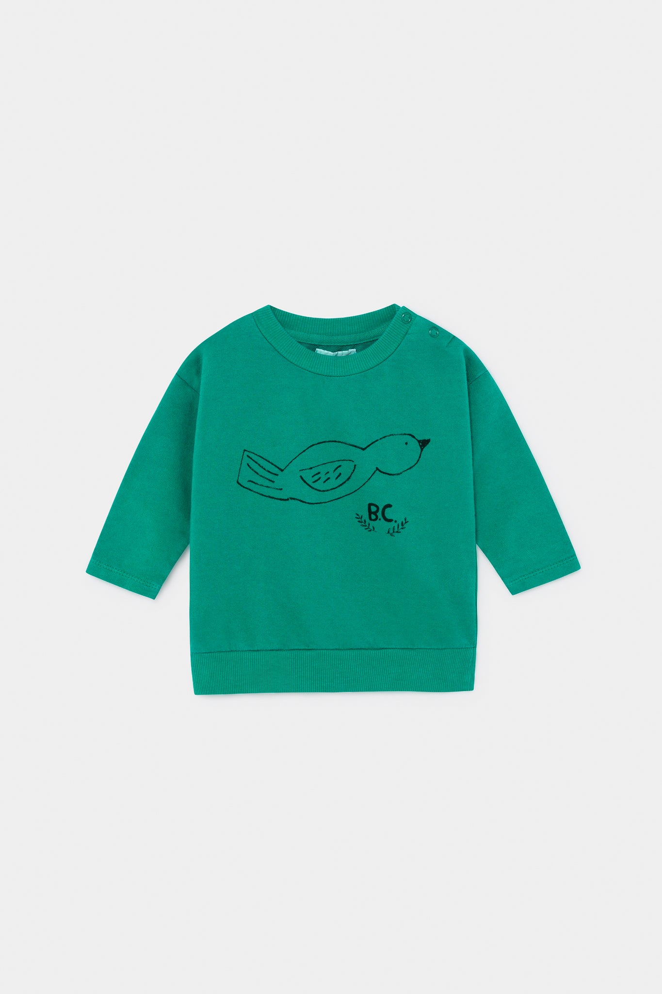 Bird Sweatshirt, Cadmium Green - C??marose Canada