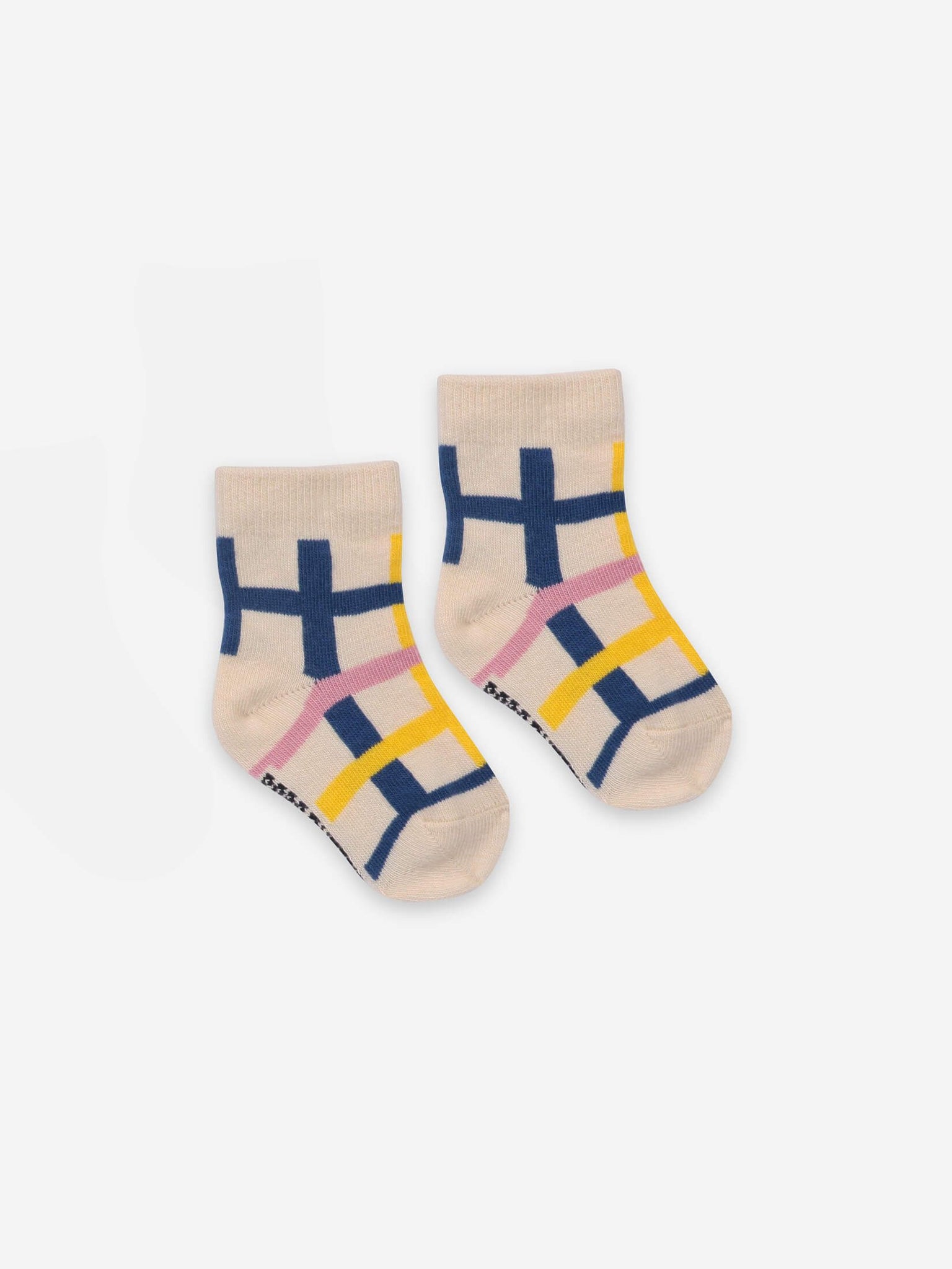 Checkered Baby Socks - Cémarose Canada